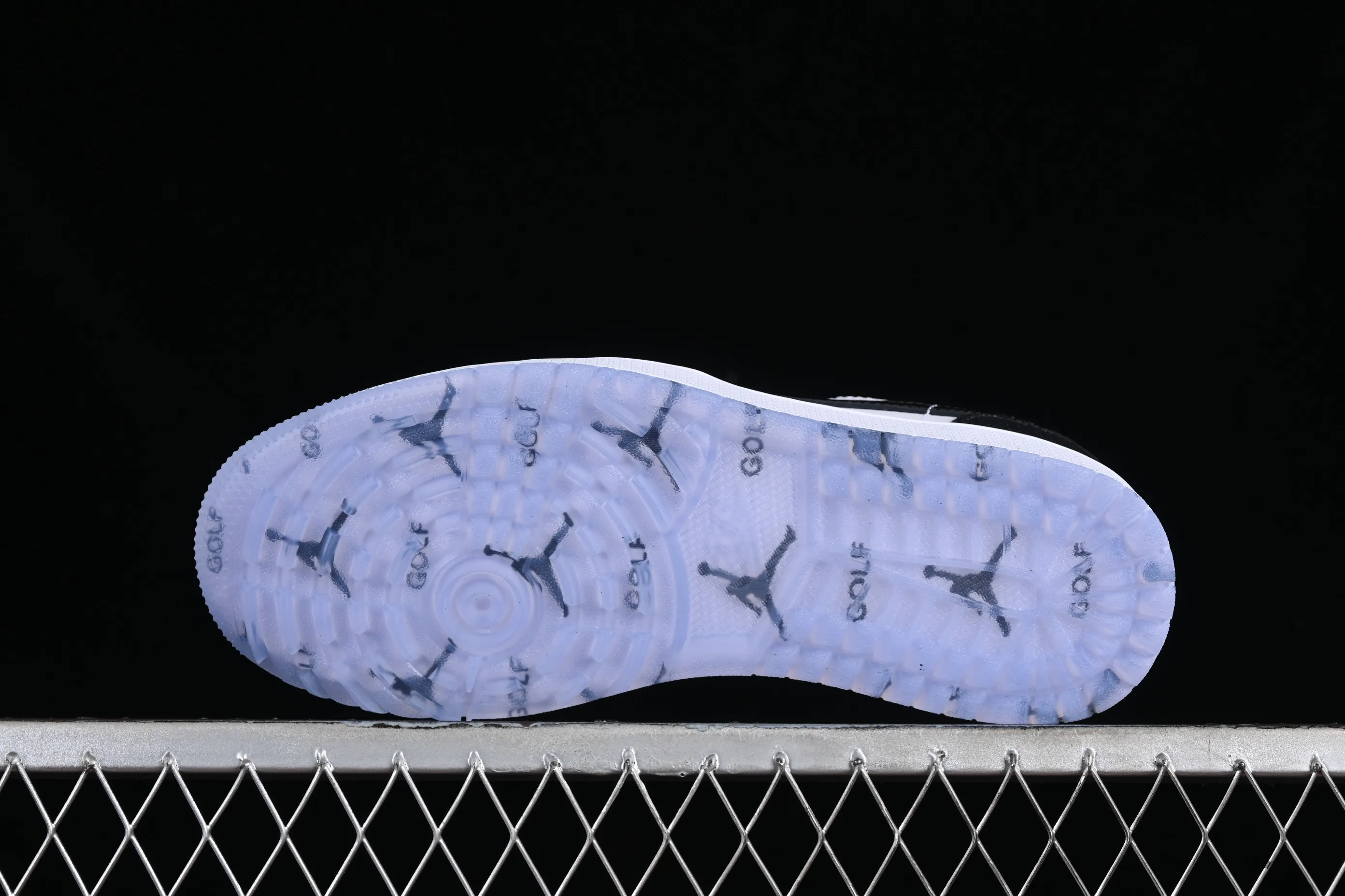All categories Air Jordan Jordan series basketball shoes Air Jordan 1 Low G version pure original Air Jordan 1 Low Golf AJ1 Joe 1 new golf version laser patent leather black double hook FZ4159-100